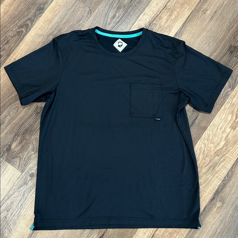 REI x Outdoor Afro T-Shirt - Large Black with front chest pocket